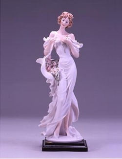 He Loves Me..he Loves Me Not by Giuseppe Armani Image is watermarked for copyright protection and is not present on the actual art work.