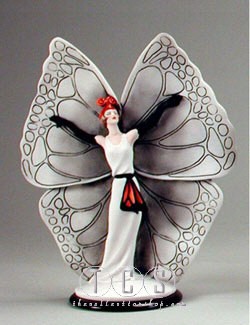 Butterfly Dancer by Giuseppe Armani Image is watermarked for copyright protection and is not present on the actual art work.