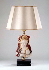 Cleopatra Lamp by Giuseppe Armani Image is watermarked for copyright protection and is not present on the actual art work.