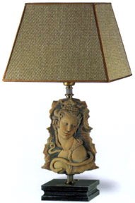 Cleopatra Lamp by Giuseppe Armani Image is watermarked for copyright protection and is not present on the actual art work.
