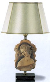 Leda Lamp After Leonardo by Giuseppe Armani Image is watermarked for copyright protection and is not present on the actual art work.