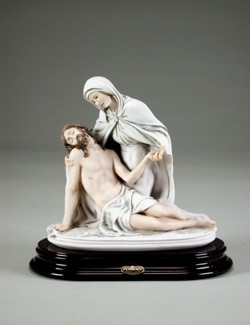 Pieta by Giuseppe Armani Image is watermarked for copyright protection and is not present on the actual art work.