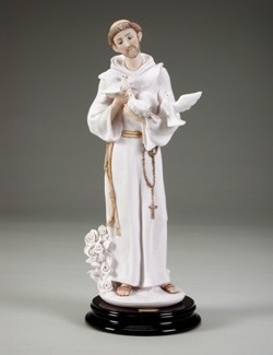 St. Francis by Giuseppe Armani Image is watermarked for copyright protection and is not present on the actual art work.
