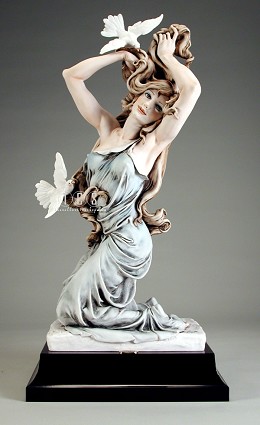 Minerva by Giuseppe Armani Image is watermarked for copyright protection and is not present on the actual art work.