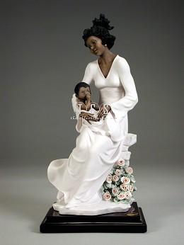 Hush Little Baby by Giuseppe Armani Image is watermarked for copyright protection and is not present on the actual art work.