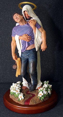Forgiven Sculpture Limited Edition (Original Design) Open Box by Thomas Blackshear II Image is watermarked for copyright protection and is not present on the actual art work.