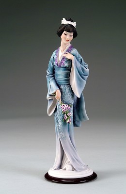 Madame Butterfly by Giuseppe Armani Image is watermarked for copyright protection and is not present on the actual art work.