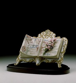 Words Of Love  (2000) by Lladro Image is watermarked for copyright protection and is not present on the actual art work.