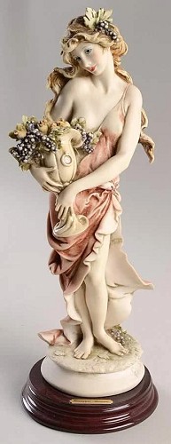 Autumn-Lady With amphora by Giuseppe Armani Image is watermarked for copyright protection and is not present on the actual art work.
