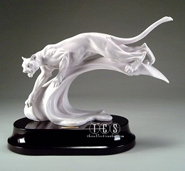 Mountain Lion by Giuseppe Armani Image is watermarked for copyright protection and is not present on the actual art work.