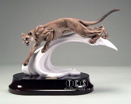Mountain Lion - Ltd. Ed. 950 by Giuseppe Armani Image is watermarked for copyright protection and is not present on the actual art work.