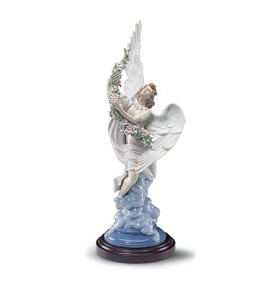 Celestial Ascent Le1500 2000-2001 by Lladro Image is watermarked for copyright protection and is not present on the actual art work.
