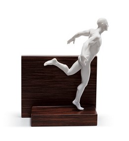 Faster by Lladro Image is watermarked for copyright protection and is not present on the actual art work.
