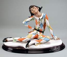 Harlequin by Giuseppe Armani Image is watermarked for copyright protection and is not present on the actual art work.