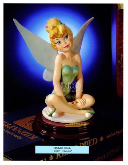 Tinker Bell by Giuseppe Armani Image is watermarked for copyright protection and is not present on the actual art work.