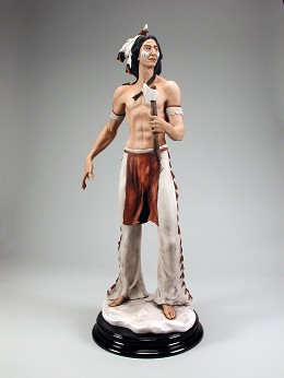 The Warrior by Giuseppe Armani Image is watermarked for copyright protection and is not present on the actual art work.