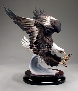Seeing The Prey by Giuseppe Armani Image is watermarked for copyright protection and is not present on the actual art work.