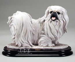 Pekingese by Giuseppe Armani Image is watermarked for copyright protection and is not present on the actual art work.