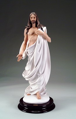 The Redeemer by Giuseppe Armani Image is watermarked for copyright protection and is not present on the actual art work.