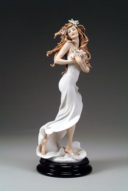 Muse Of Spring by Giuseppe Armani Image is watermarked for copyright protection and is not present on the actual art work.