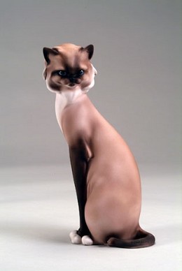 Cat - Small by Giuseppe Armani Image is watermarked for copyright protection and is not present on the actual art work.