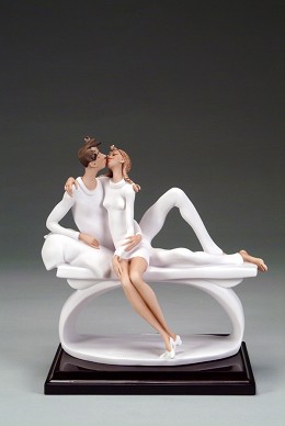 Just The Two Of Us by Giuseppe Armani Image is watermarked for copyright protection and is not present on the actual art work.