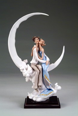 Moonlight by Giuseppe Armani Image is watermarked for copyright protection and is not present on the actual art work.