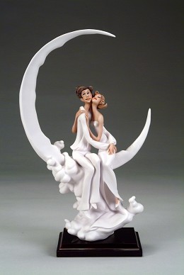 Moonlight by Giuseppe Armani Image is watermarked for copyright protection and is not present on the actual art work.