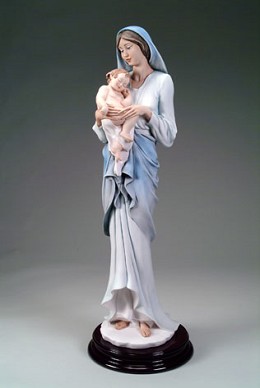 Madonna And Child by Giuseppe Armani Image is watermarked for copyright protection and is not present on the actual art work.