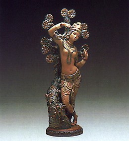 Dancer 1980-85 by Lladro Image is watermarked for copyright protection and is not present on the actual art work.