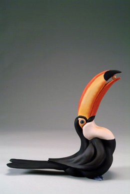 Toucan - Medium by Giuseppe Armani Image is watermarked for copyright protection and is not present on the actual art work.