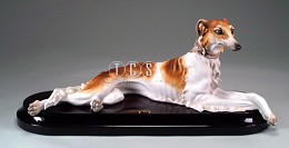 The Borzoi - Ltd. Ed 1500 by Giuseppe Armani Image is watermarked for copyright protection and is not present on the actual art work.