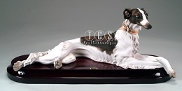 The Borzoi - Ltd. Ed 1500 by Giuseppe Armani Image is watermarked for copyright protection and is not present on the actual art work.