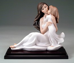 My Little Girl by Giuseppe Armani Image is watermarked for copyright protection and is not present on the actual art work.