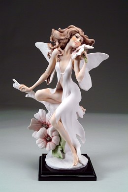 Primroses Fairy by Giuseppe Armani Image is watermarked for copyright protection and is not present on the actual art work.