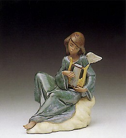 Heavenly Strings 1990-93 by Lladro Image is watermarked for copyright protection and is not present on the actual art work.