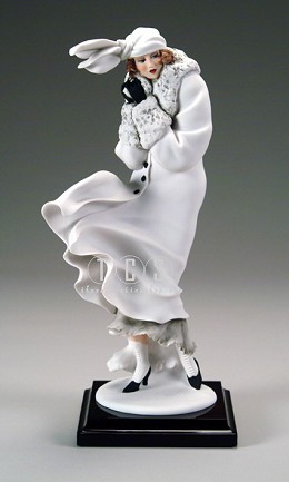 First Snow by Giuseppe Armani Image is watermarked for copyright protection and is not present on the actual art work.