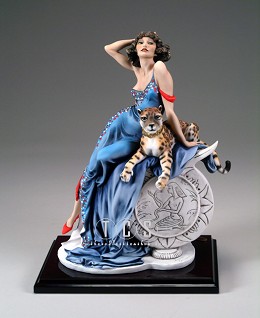 Cleopatra by Giuseppe Armani Image is watermarked for copyright protection and is not present on the actual art work.
