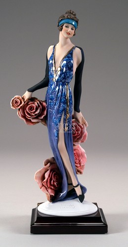 Lady Rose by Giuseppe Armani Image is watermarked for copyright protection and is not present on the actual art work.