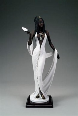 Cleopatra by Giuseppe Armani Image is watermarked for copyright protection and is not present on the actual art work.