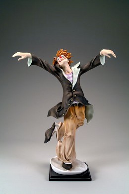 For The Applause I-Clown by Giuseppe Armani Image is watermarked for copyright protection and is not present on the actual art work.
