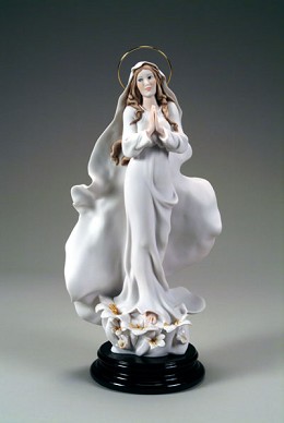 Madonna With Lilies by Giuseppe Armani Image is watermarked for copyright protection and is not present on the actual art work.