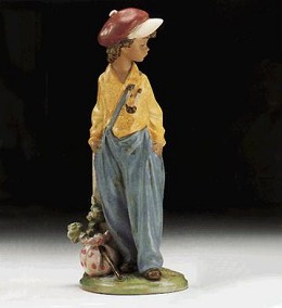 The Wanderer 1994-99 by Lladro Image is watermarked for copyright protection and is not present on the actual art work.