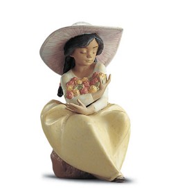 Fragrant Bouquet 1995-2001 by Lladro Image is watermarked for copyright protection and is not present on the actual art work.