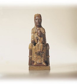 Virgin Of Montserat 1996-03 by Lladro Image is watermarked for copyright protection and is not present on the actual art work.