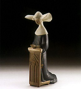 Meditation (blue) 1996-99 by Lladro Image is watermarked for copyright protection and is not present on the actual art work.