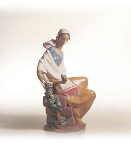 In The Country by Lladro Image is watermarked for copyright protection and is not present on the actual art work.