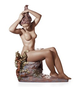 Morning Breeze by Lladro Image is watermarked for copyright protection and is not present on the actual art work.