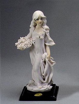 Girl-Spring by Giuseppe Armani Image is watermarked for copyright protection and is not present on the actual art work.