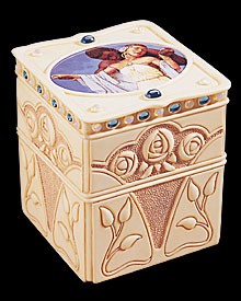Lovers Keepsake Box by Ebony Visions Image is watermarked for copyright protection and is not present on the actual art work.